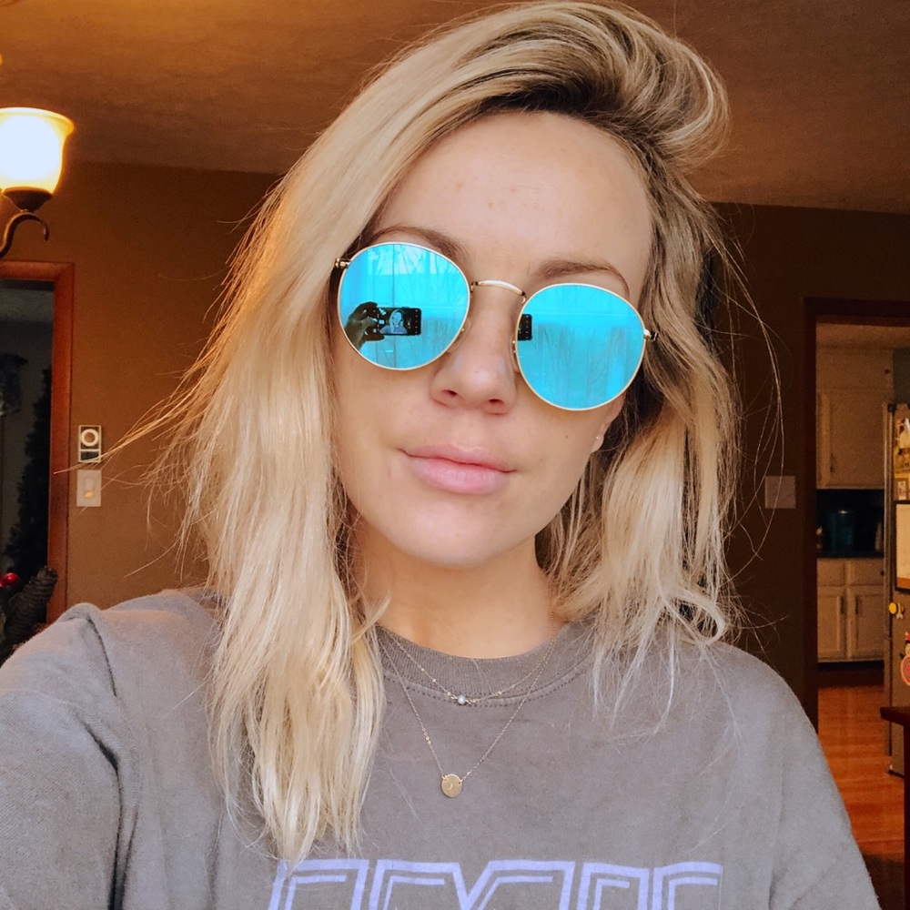 Ray ban round flash lenses